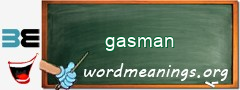 WordMeaning blackboard for gasman
